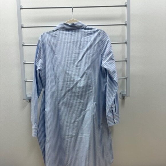 Draper James Striped Button-Down Shirt Dress - Picture 4 of 5